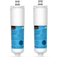 Comedes Wasserfilter 2er Set Wasserfilter passend für Bosch, Whirlpool Kühlschränke, Zubehör für Unterschiedliche Kühlschränke von Bosch, Siemens, Neff, und Whirlpool