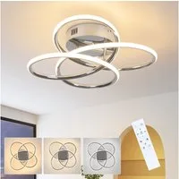 ZMH LED Deckenleuchte Butterfly 41cm Deckenlampe – dimmbar, Fernbedienung, 44W für Flur, LED fest integriert, Warmweiß-Neutralweiß-Kaltweiß, Augen schützend, flackerfreies Design, Dual-Control