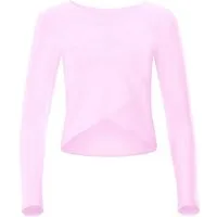Winshape Langarmshirt Cropped Functional Light and Soft Overlap-Applikation