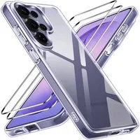 SmartUP Smartphone-Hülle + 2X Schutzglas für Samsung Galaxy S26 5G Panzerfolie Display Case 9H 6,3 Zoll, kompletter Rundumschutz