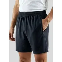 Herbold Sportswear Shorts Trainingsshorts mit Reißverschlusstaschen leichte Sport- und Freizeitshorts mit Kordelzug