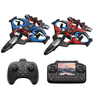 YLR/C YL85 YL86 WiFi FPV Glider with LCD Screen Controller HD Camera Gliding Hovering Headless Mode 360° Rolling LED 2.4