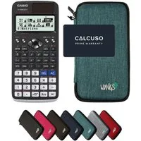 CASIO Taschenrechner fx-991DE X ClassWiz inkl. WYNGS Schutztasche Türkis