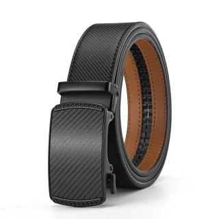 110-130cm Men's Automatic Buckle Leather Belt Easy to Wear for Casual Business Style High Quality Fashion Girdle Belts S