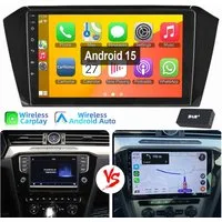 ESSGOO 10,1" Für VW Passat B8 2015-2021 Carplay Android 15 GPS EQ Autoradio (RDS, Digitalradio (DAB), FM, AM, Carplay Android Auto Navi WIFI Mirror Link SWC RDS)
