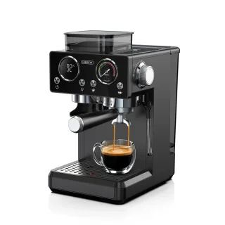 [EU Direct] HiBREW H20 Espresso Machine 1350W 20Bar with Built-in Grinder, 20-Level Adjustable Burr Mill & Milk Frother