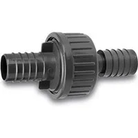 KLASEBO® Rückschlagventil Rückschlagventil 21mm, PVC-U, Kunststoff, für Schlauch