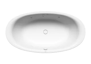 Kaldewei Badewanne ELLIPSO DUO OVAL Mod.232 BODY, 1900 x 1000, alpin,PEFF,re,Sicht. chrom 286260773001