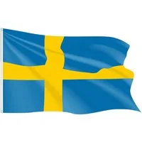 Taffstyle Flagge Fahne Fanartikel Land 2 Metallösen Hissflagge 90cm x 60cm Schweden, EM WM Länderflagge Flagge Handball Eishockey Basketball Fussball