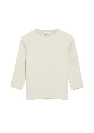 s.Oliver - T-Shirt beige - Gr. - 40