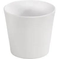 Dehner Übertopf Basic Blumentopf, rund, Keramik, glasiert, klassisch schöner Übertopf in verschiedenen Farben und Formen