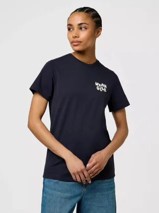 Wrangler - SIGN OFF TEE DARK NAVY