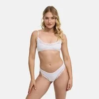 cfab (creamy fabrics) Tanga Lace Tanga-Weiß-XL