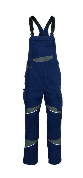 KÜBLER ACTIVIQ cotton+ Latzhose dunkelblau/anthrazit 44 - 3450 3421-4897-44