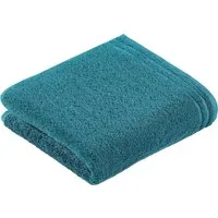 Vossen Badetuch Calypso Feeling, Walkfrottee (2-St), mit schmaler Bordüre, aus 100% hochwerter Baumwolle, Vegan, einfarbig