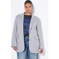 Studio Untold Blusenblazer Blazer Oversize Shape Glitzersteinchen