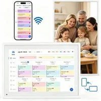 TABWEE P10 10,1" Desktop Digitaler Bilderrahmen und Kalender Tablet (32 GB, Festival Geschenke für Mama, Papa)