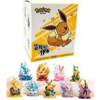 Funism Sammelfigur Pokemon Blind Box Eeveelutions Evoli Figuren 1 von 9, inkl. Karte passend zu Figur