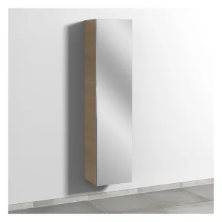 Sanipa 3way Hochschrank mit 1 Doppelspiegeltür, Eiche-Nordic BR15348