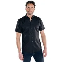Engbers Kurzarmhemd Herren Kurzarm-Hemd "My Favorite", Schwarz