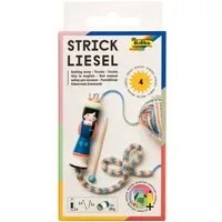 Folia Kreativset folia Strickliesel Inkl. 25g Strickwolle 4 Teile