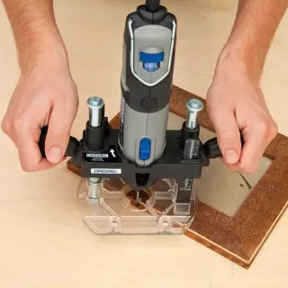 DREMEL Plunger Router Base Milling Trimming Machine Transparent Plastic Base 2 Depth Adjustment Power Turning Tool Acces