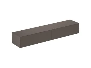 Ideal Standard rechte Schubladenfront Conca für Waschtischunterschrank 1180x356mm Anthrazit, TF076Y2 TF076Y2