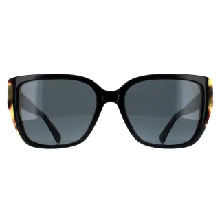 Michael Kors MK2199 Acadia 395087 bi layer zwart amber schildpad donkergrijs zonnebril
