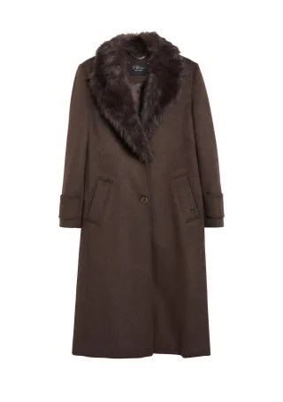 s.Oliver BLACK LABEL - Outdoor-Mantel braun - Gr. - 44