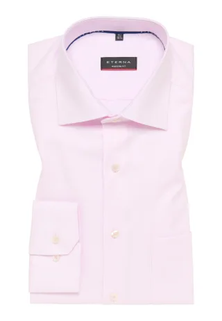 ETERNA - Hemd Twill Langarm rosa - Gr. - 40/Langarm - 65cm