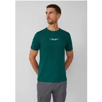 s.Oliver Kurzarmshirt T-Shirt T-Shirt mit Artwork aus reiner Baumwolle
