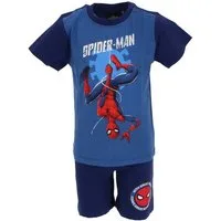 Spiderman Pyjama Shortama – Kinderpyjama & Sommer Schlafanzug aus 100% Baumwolle