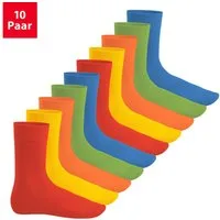 Footstar Basicsocken EVERYDAY! 10 PAAR Damen Herren Socken mit Baumwolle Basic Socken