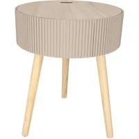 Jens Living Couchtisch Beistelltisch »Levi«, mit praktischem Stauraum, Holz, Höhe 48 cm (1-St), Stauraum, abnehmbarer Deckel, 48cm Höhe, modernes 3-Bein-Design