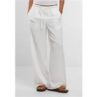 URBAN CLASSICS Stoffhose Ladies Structured Wideleg Pants