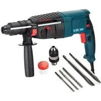 Falon-Tech Schlagbohrmaschine Schlagbohrmaschine 2500 Watt Bohrmaschine Schlagbohrer Bohrer Set, (9-tlg)