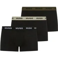 HUGO Trunk TRUNK TRIPLET PACK (Packung, 3-St) mit Logoschriftzug auf dem Bund