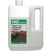 HG HG Algen- und Grünbelag Entferner Konzentrat 2L (1er Pack) Spezialwaschmittel