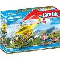 Playmobil® Rettungshelikopter (71203), My City Life Konstruktions-Spielset, Made in Europe