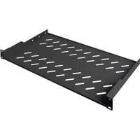 Fachboden zum Festeinbau in 483 mm (19")-Schränke schwarz