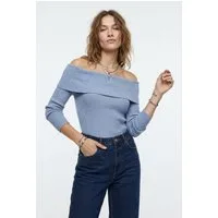 ONLY Strickpullover ONLKATIA LIFE LS OFF SHOULDER KNT NOOS Viskosemischung, regular fit