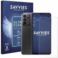 Savvies Displayschutzfolie Schutzfolie für Samsung Galaxy A23 5G (Display+Kamera), 6 Stück, Displayschutz Schutz Folie Klar Transparent