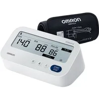 Omron Oberarm-Blutdruckmessgerät X3 Comfort AFib, 2 Nutzer, mit AFib-Screening bei jeder Messung, 2x60 Speicher, klinisch validiert, auch für Diabetiker und Schwangere
