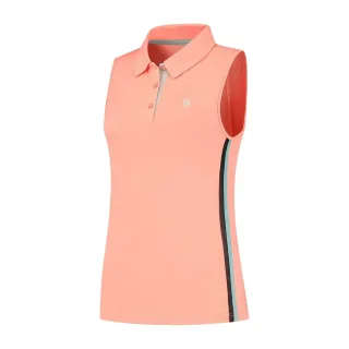 K-Swiss - Poloshirt für Damen, Tennis, Regulär (Beige-Rosa)