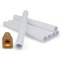FUX Heizungsverkleidung Rohrverkleidung, Zubehör für Länge: 200mm, weiß, Heizungsrohr Verkleidung, Rohrverkleidung, für Rohrdurchmesser 15-18mm