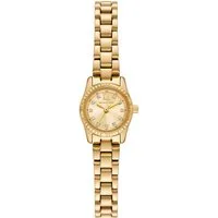 MICHAEL KORS Quarzuhr MICRO PETITE LEXINGTON MK4862, Armbanduhr, Damenuhr, Edelstahlarmband, analog, Glassteine