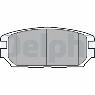 Delphi Bremsbel?ge hinten Mitsubishi Galant Lancer Sigma Space