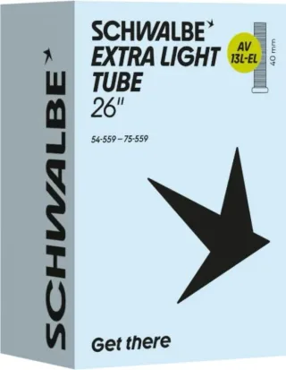 Schwalbe Extra Light Schlauch 26" NR. 13L-EL schwarz ETRTO 54/75-559 AV 40 mm