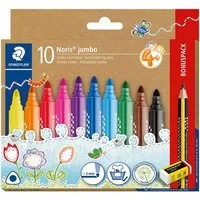 STAEDTLER Filzstift Noris jumbo, (10-tlg), 10er-Set
