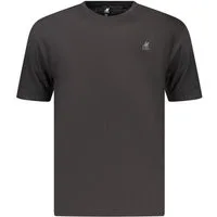 U.S. Polo T-Shirt Herren Kurzarm T-Shirt Schwarz mit Logo und